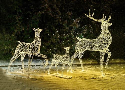 Светодиодные фигуры животных в Ханты-Мансийске